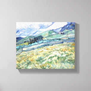 Van Goghs landskap från Saint-Rémy Canvastryck