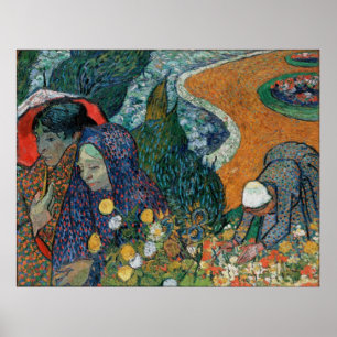 Van Goghs minne av Garden vid Etten (1888) Poster