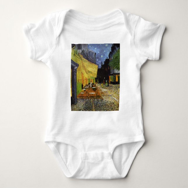Van Goghs nattcafé T-shirt (Framsida)
