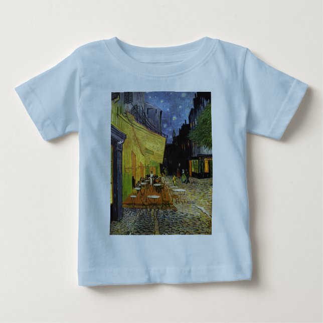 Van Goghs nattkafé Tee Shirt (Framsida)
