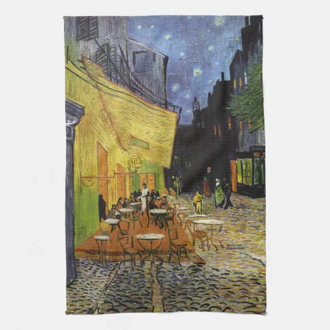 Van Gogh's Night Cafe Kökshandduk (Vertikal)