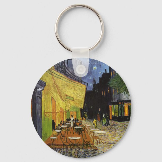 Van Gogh's Night Cafe Nyckelring (Framsida)