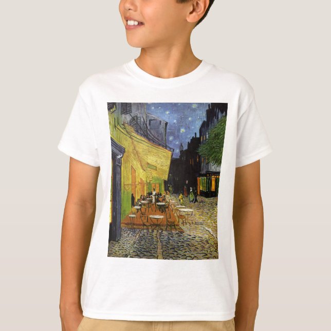 Van Gogh's Night Cafe Tee Shirt (Framsida)