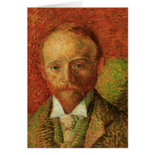 Van Goghs porträtt av konsthandlaren Alexander Rei Hälsningskort