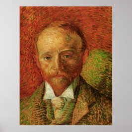 Van Goghs porträtt av konsthandlaren Alexander Rei Poster