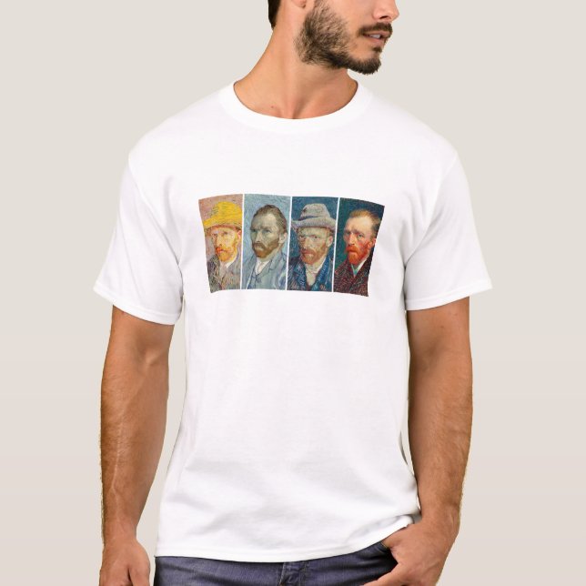 Van Gogh's Self-Porträtt T Shirt (Framsida)