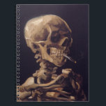 Van Goghs Skeleton med brinnande cigarett Anteckningsbok<br><div class="desc">Van Gogh's "Skull på Skeleton med brinnande cigarett" c. 1885-86. Detta är en studie som gjordes i tidigt biet under Royalet Fine Arts högskola i Belgien.</div>