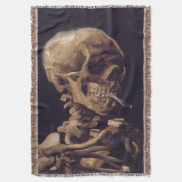 Van Gogh's Skeleton med Burning Cigarette Filt