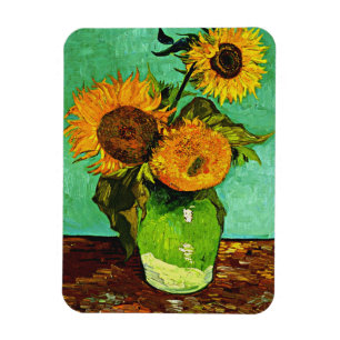 Van Goghs solblommor (3) Magnet