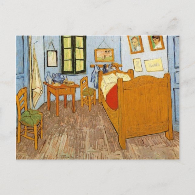 Van Goghs sovrum Vykort (Framsida)