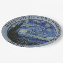 van Gogh's Starry Natt Party Items Collection