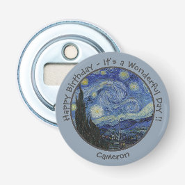 van Gogh's Starry Natt Party Items Collection Flasköppnare