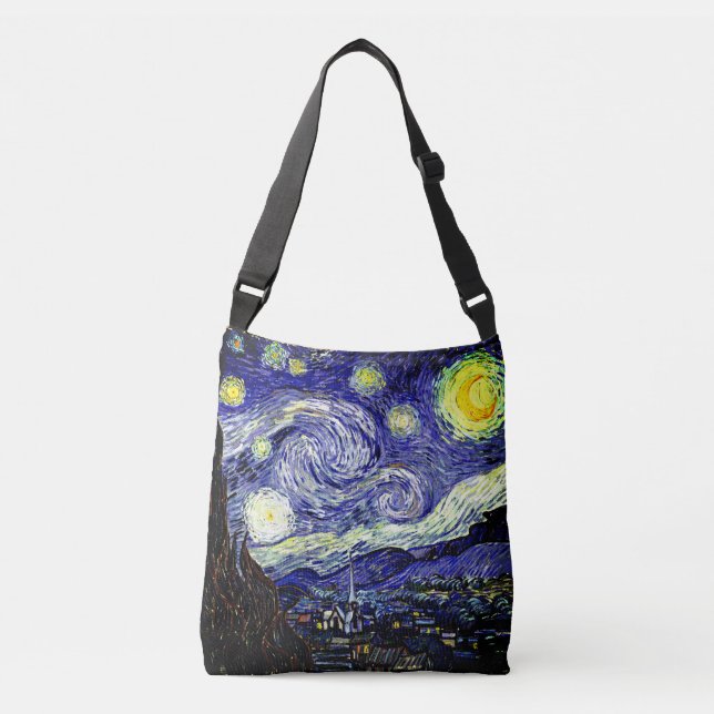 Van Gogh's Starry Night, 1889 Axelväska (Framsida)