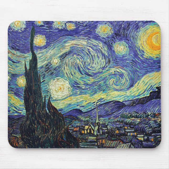 Van Gogh's Starry Night Musmatta (Framsidan)