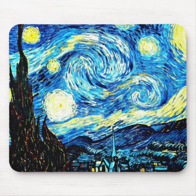 Van Gogh's Starry Night Musmatta (Framsidan)