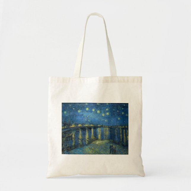 Van Gogh's Starry Night over the Rhone Tygkasse (Framsidan)