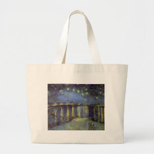 Van Gogh's Starry Night Painting Jumbo Tygkasse