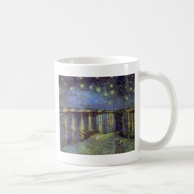 Van Gogh's Starry Night Painting Kaffemugg (Höger)
