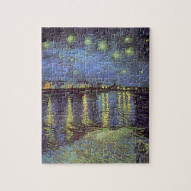 Van Gogh's Starry Night Painting Pussel (Vertikal)