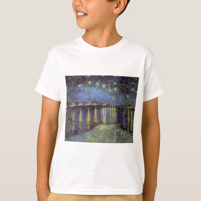 Van Gogh's Starry Night Painting Tee (Framsida)