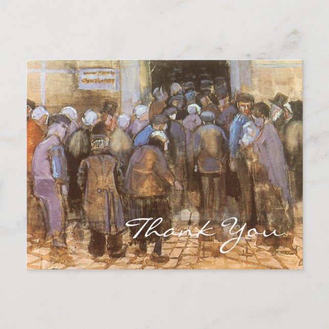 Van Goghs statliga lotteribyrå Vykort (Framsida)