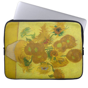 Van Gogh's Sunblommor Laptop Fodral