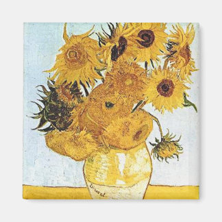 Van Gogh's Sunblommor Magnet