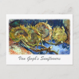Van Gogh's Sunblommor Vykort