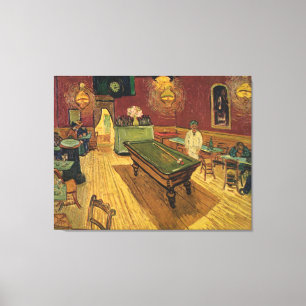 Van Gogh's The Nght Café (Le Café de unit) 1888 Canvastryck