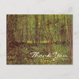 Van Goghs Träd och undertillväxt Vykort