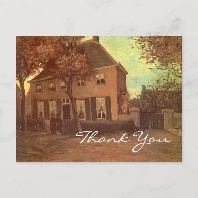 Van Gogh's Vicarage i Nuenen Vykort (Framsida)