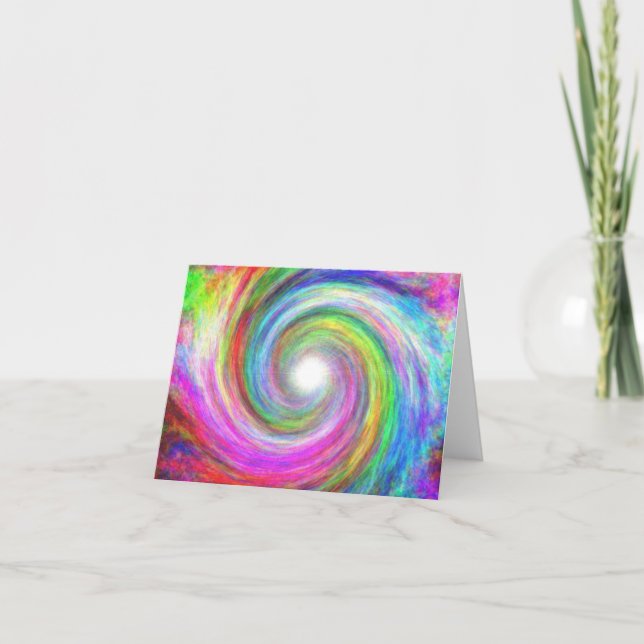 Van Goh-stil Supernova-anteckningskort Kort (Framsida)