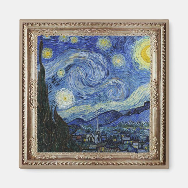 Van Gough Starry Night Masterbit Magnet (Framsidan)