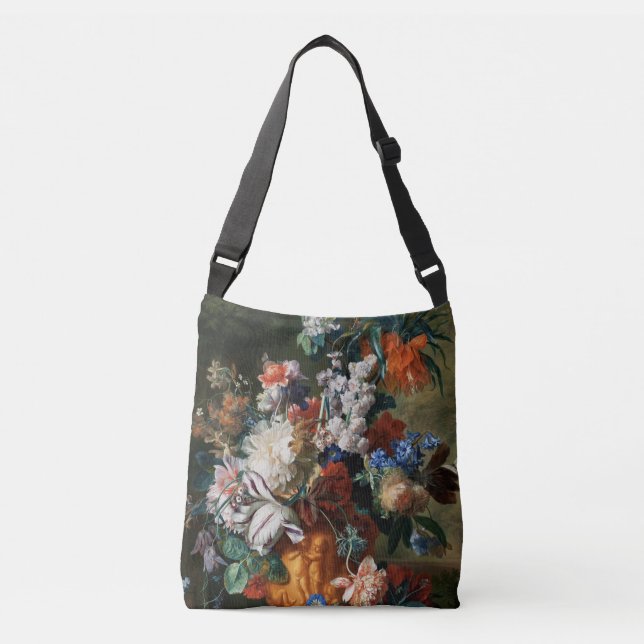 Van Huysum's Bouquet of Flowers Art bag Axelväska (Framsida)