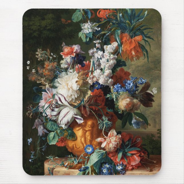 Van Huysum's Bouquet of Flowers mousepad Musmatta (Framsidan)