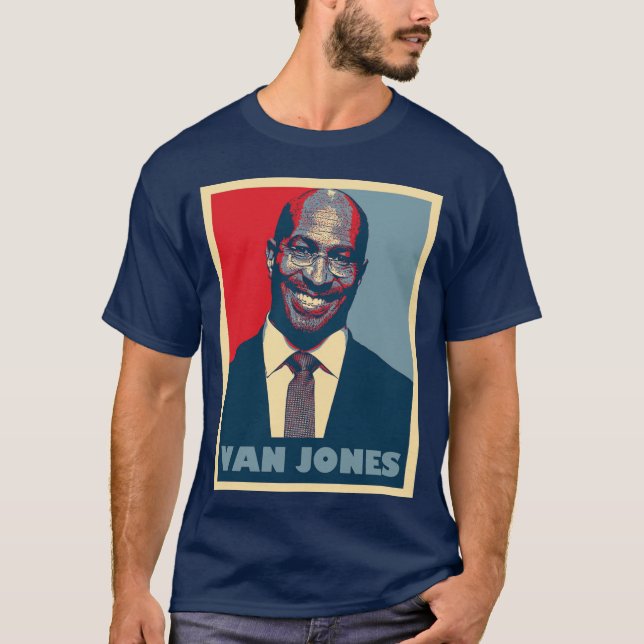 Van Jones vintage T Shirt (Framsida)