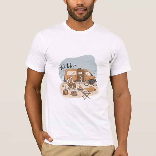 Van Life Adventure T Shirt (Framsida)