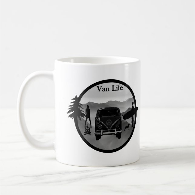 Van Life äventyr Kaffemugg (Vänster)