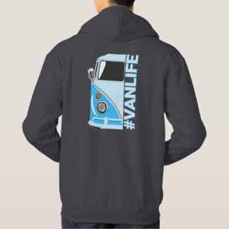 Van Life. Camping and Surfing. Unisex Hoodie