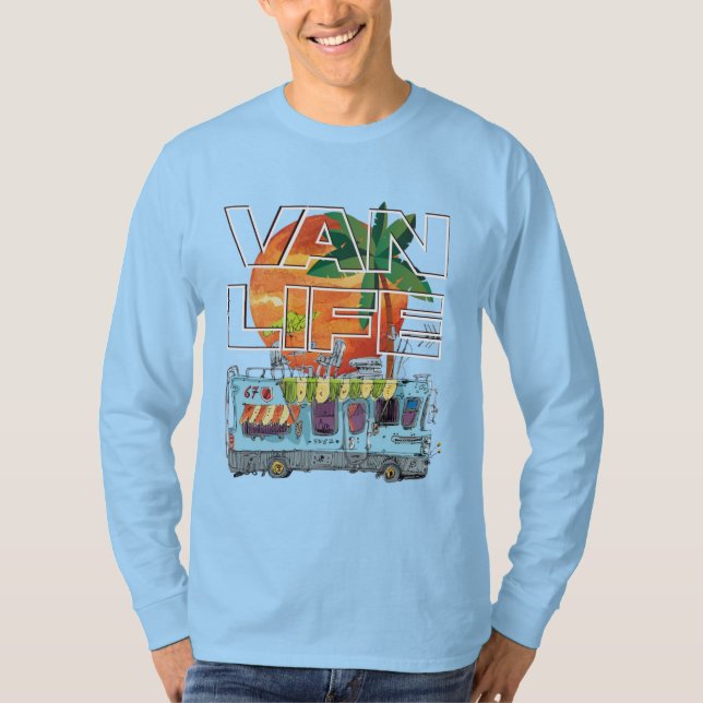 Van Life. Långärmad T-Shirt (Framsida)