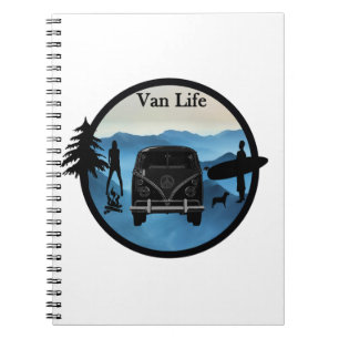 Van life och äventyr anteckningsbok