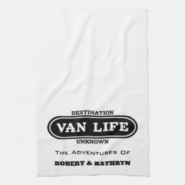 "Van Life" Personlig Kitchen Towel Kökshandduk