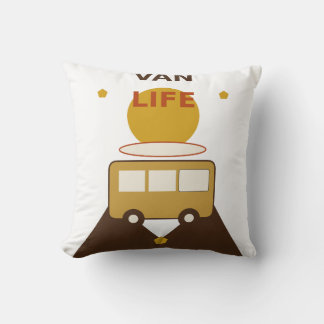 Van Life Retro Husbil, Boho Surfäventyr Kudde