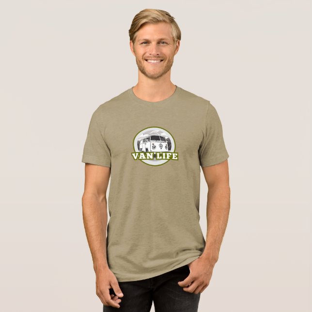 Van Life, Retro Manar T Shirt (Framsida Full)