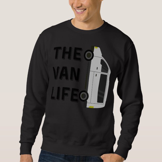 Van Life Van Life Äventyr Nomads Lång Ärmad Tröja (Framsida)