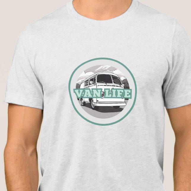 Van Life, vattendesign T Shirt (Skapare uppladdad)