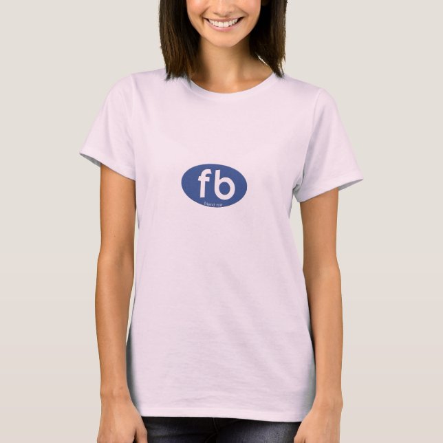 Vän mig på den Facebook babyen - docka T-shirt (Framsida)