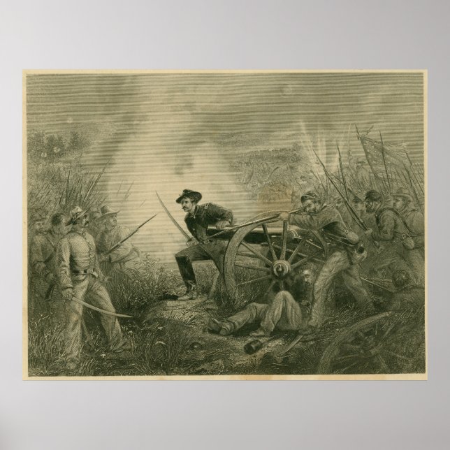 Van Pelts batteri vid Chickamauga Poster (Framsidan)