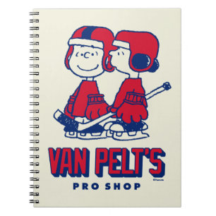 Van Pelts Hockey Klubb Pro Shop Mönster Anteckningsbok