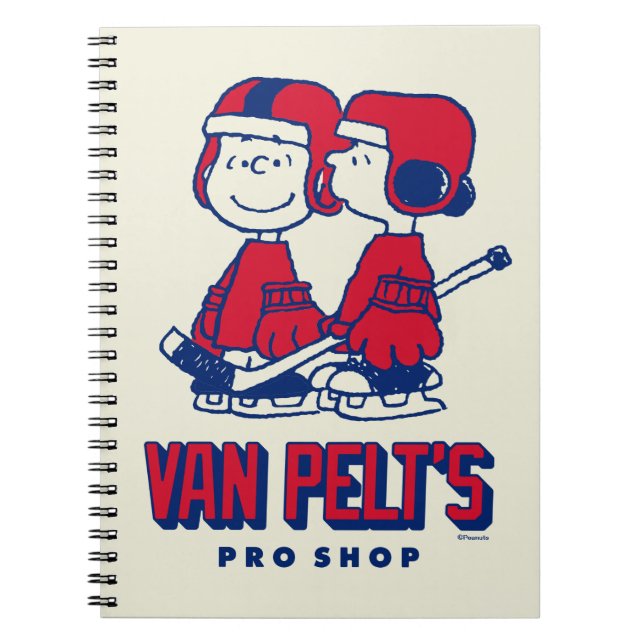 Van Pelts Hockey Klubb Pro Shop Mönster Anteckningsbok (Framsidan)